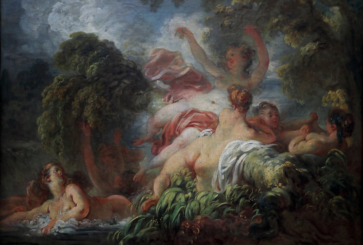 Uimarit af Jean Honore Fragonard