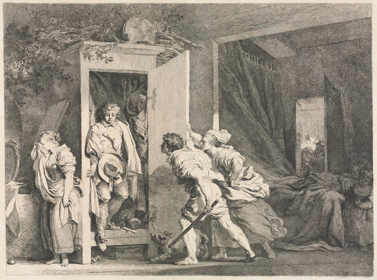 Skabet, 1778. af Jean Honore Fragonard