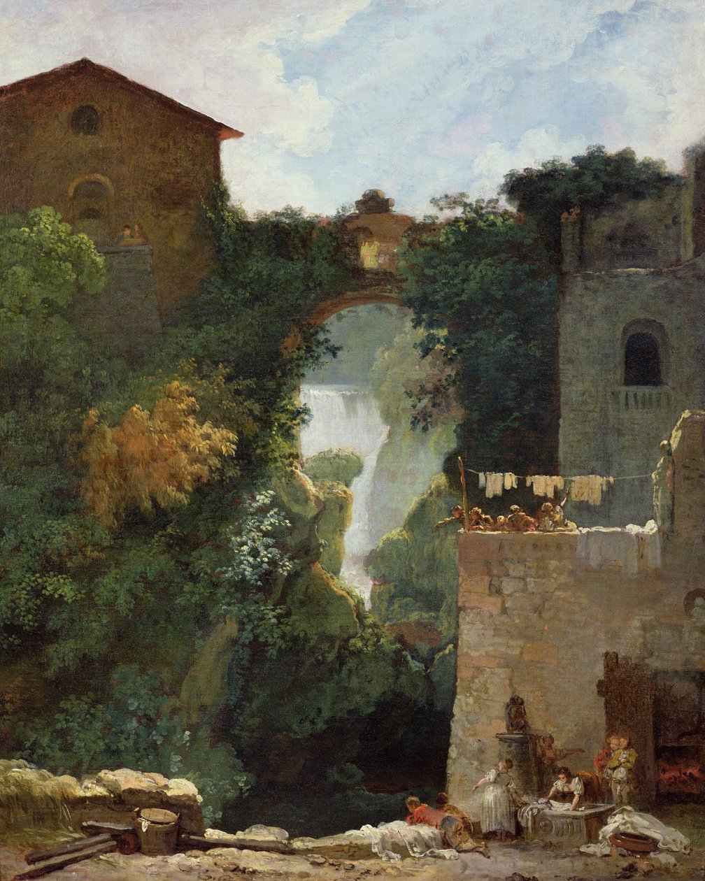 Vandfaldene i Tivoli af Jean Honore Fragonard