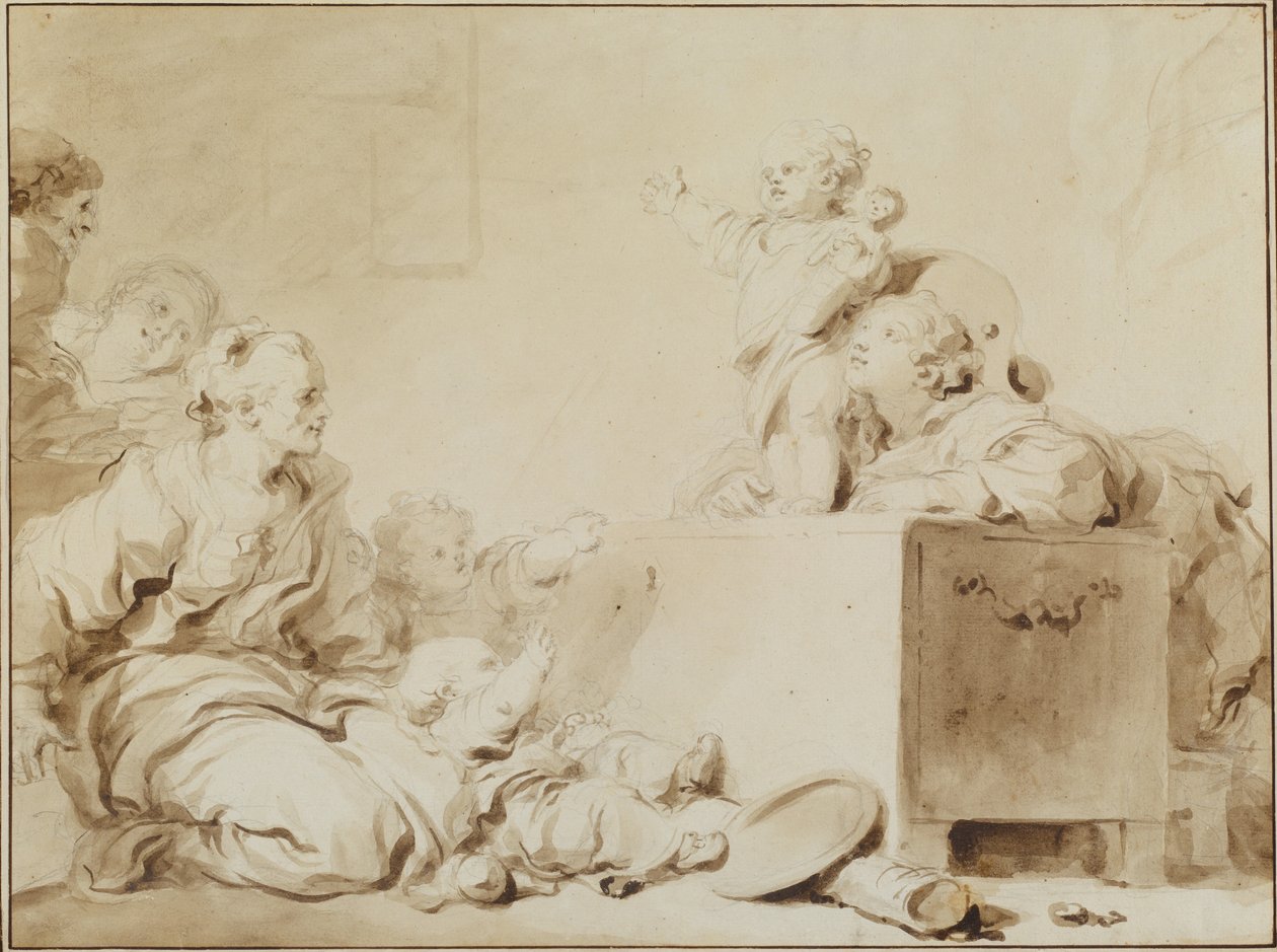Den lille prædikant af Jean Honore Fragonard