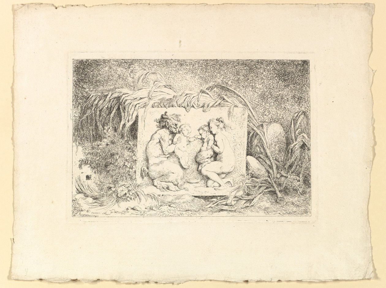 Satyrfamilien, 1763. af Jean Honore Fragonard