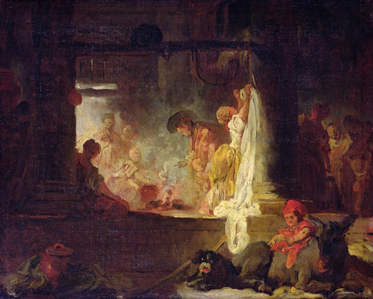 Vaskekonen, ca.1759 af Jean Honore Fragonard