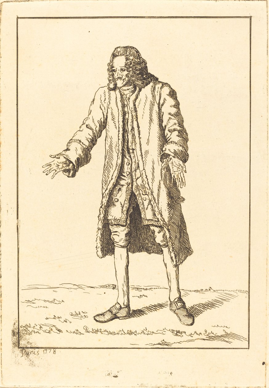 Voltaire af Jean Huber
