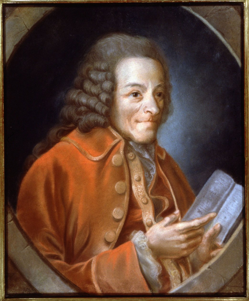 Voltaire, ca. 1770-1775 (maleri) af Jean Huber
