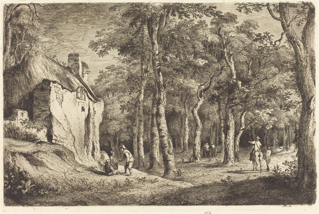 Entree de Foret af Jean Jacques de Boissieu