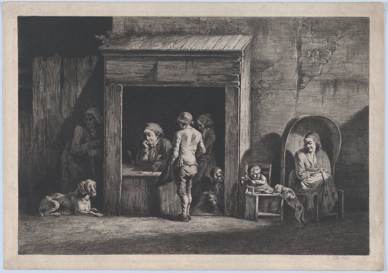 Offentlig forfatter, 1790. af Jean Jacques de Boissieu