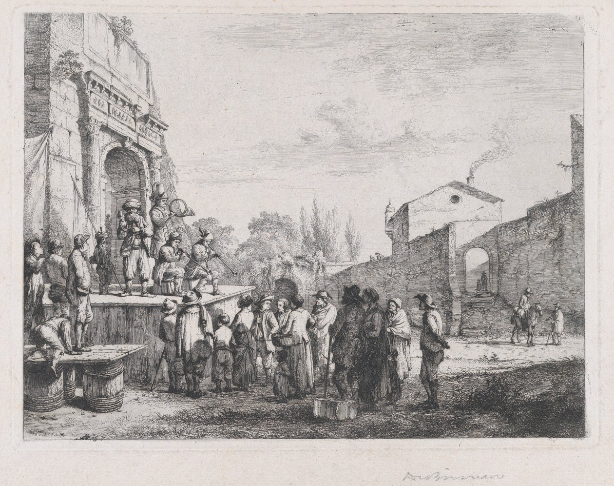 De små charlataner, 1773. af Jean Jacques de Boissieu