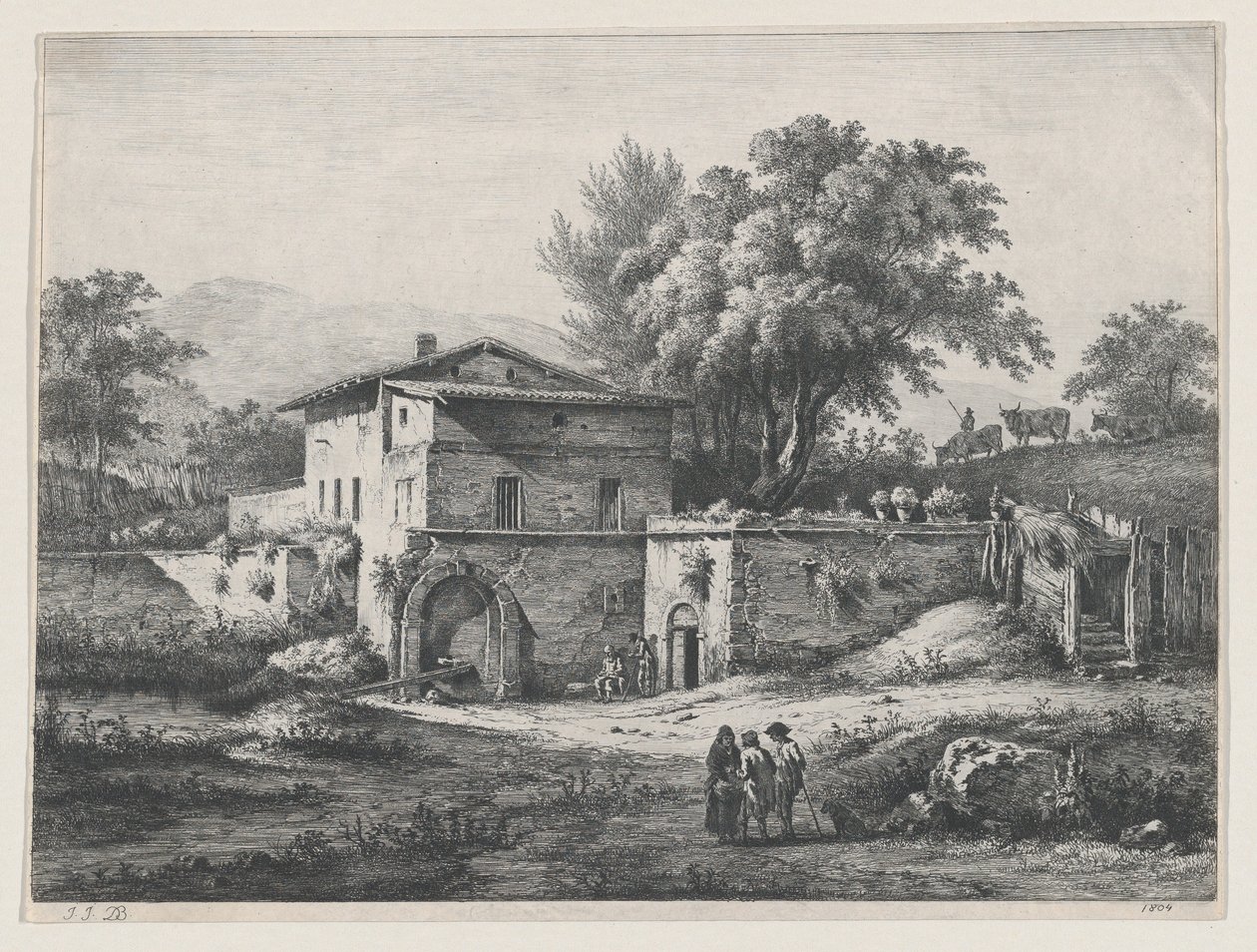 Det lille Oratorium, 1804. af Jean Jacques de Boissieu