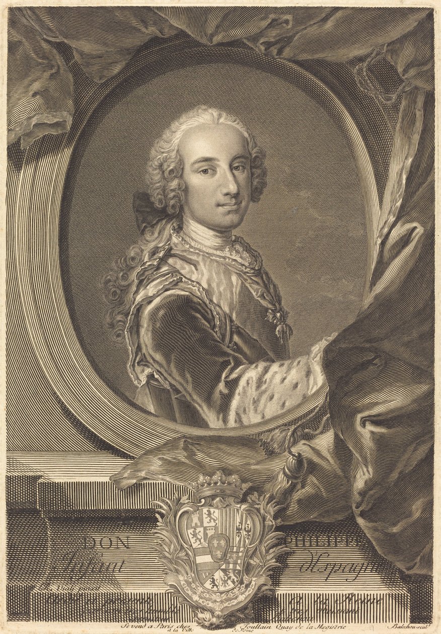 Don Philip, Spædbarn af Spanien. af Jean Joseph Balechou