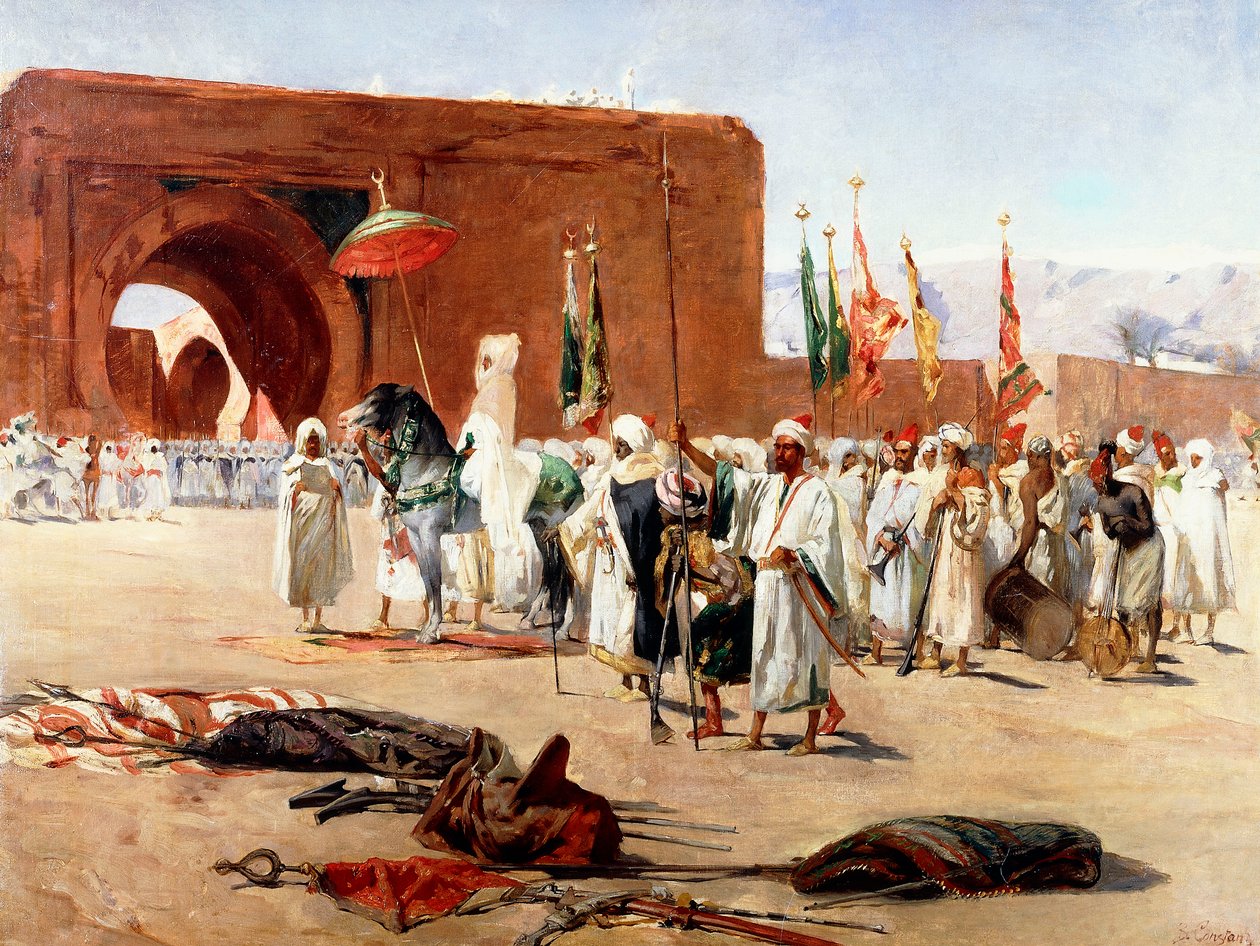 maurisk procession, af Jean Joseph Benjamin Constant
