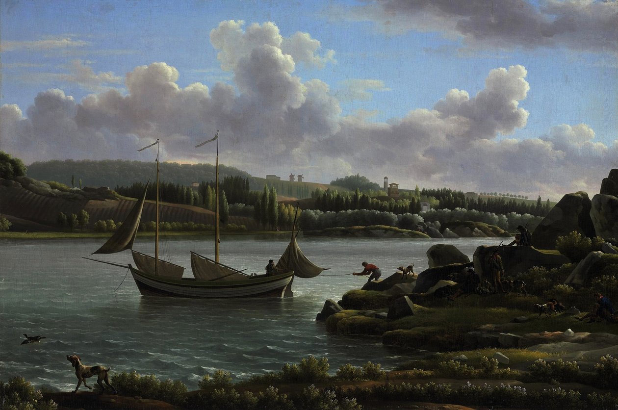 Af sted på jagt af Jean Joseph Xavier Bidauld