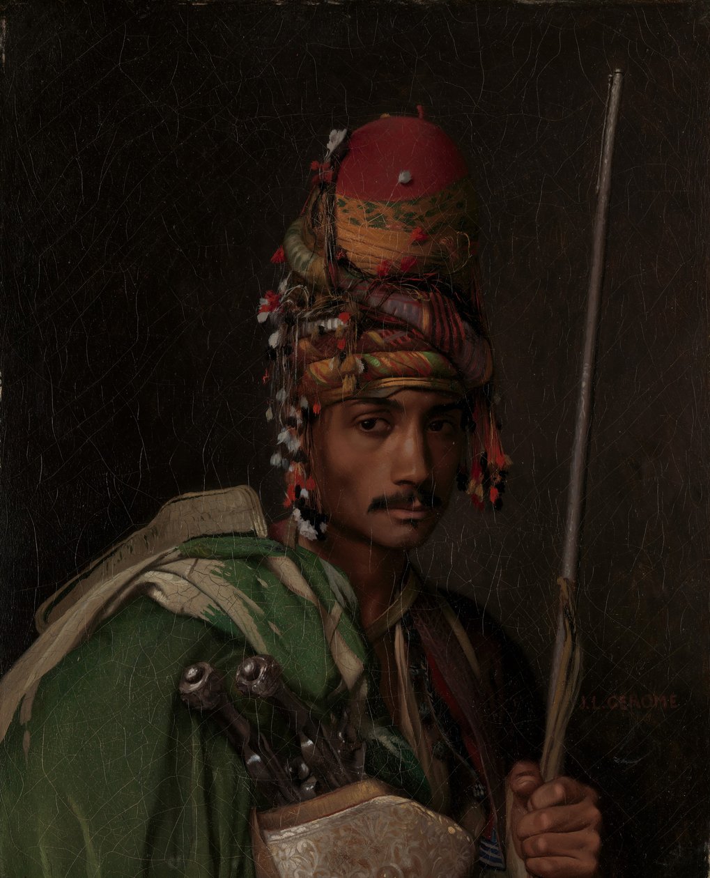 Bashi-Bazouk, ca. 1868-69. af Jean Leon Gerome