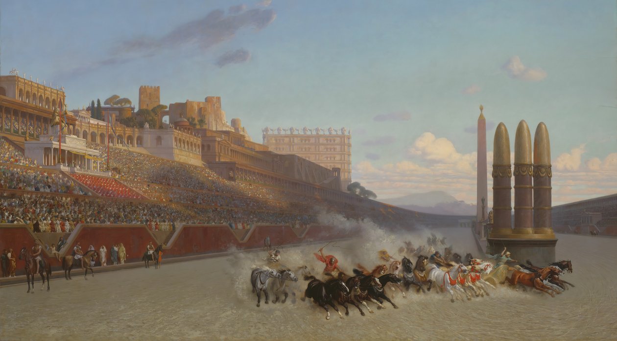 Vognløb, 1876. af Jean Leon Gerome