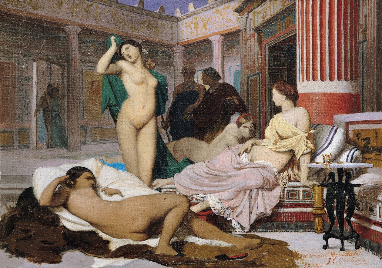 græsk interiør af Jean Leon Gerome