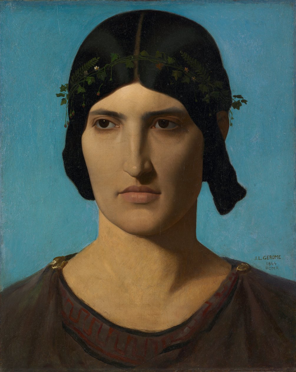 Leder af en italiensk kvinde, 1847-1860. af Jean Leon Gerome