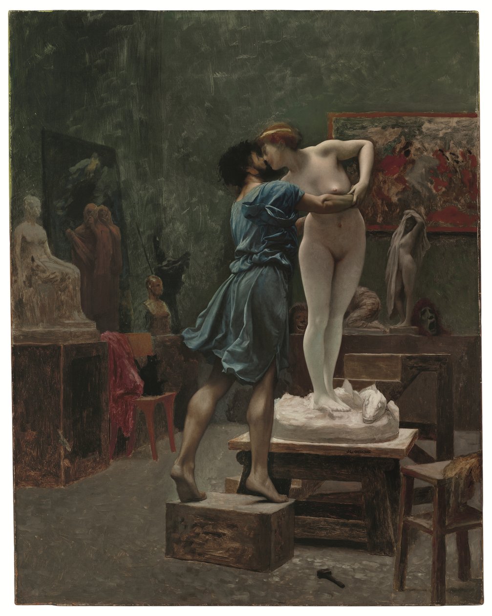 Pygmalion og Galatea af Jean Leon Gerome