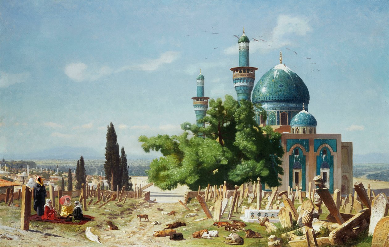 Hvilemarkerne, Brousse af Jean Leon Gerome