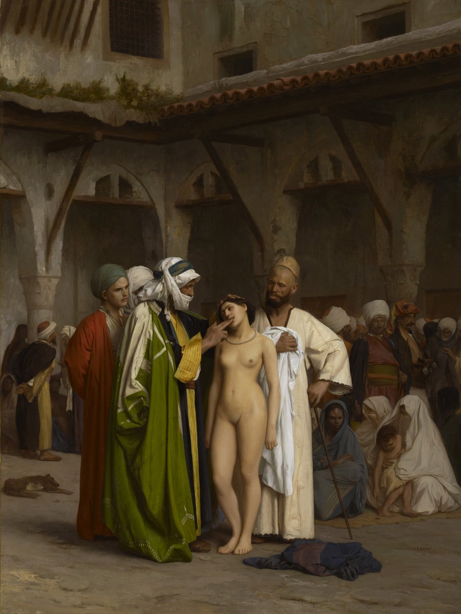 Slavemarkedet af Jean Leon Gerome