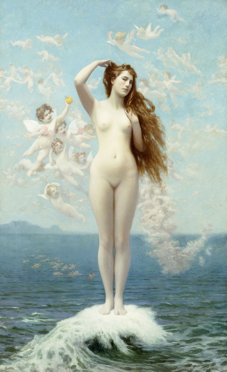 Venus stiger af Jean Leon Gerome