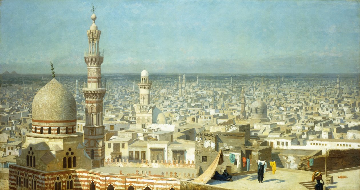 Udsigt over Kairo, af Jean Leon Gerome