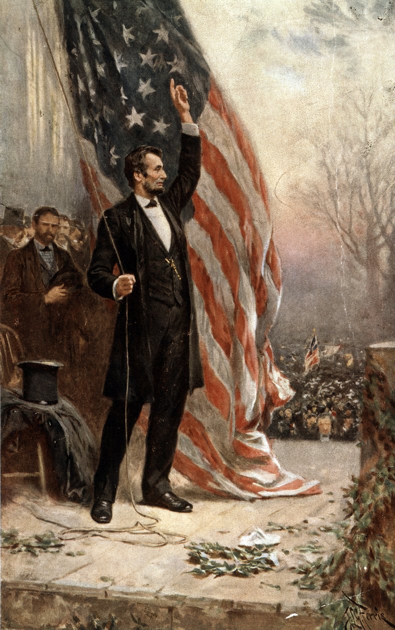Præsident Abraham Lincoln af Jean Leon Gerome Ferris