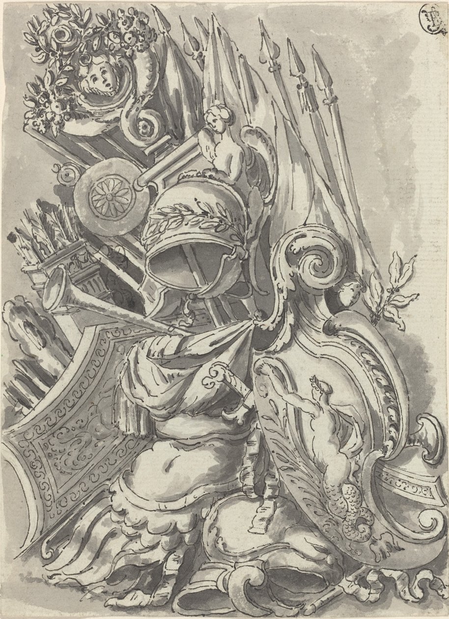 Et våbentrofæ af Jean Lepautre