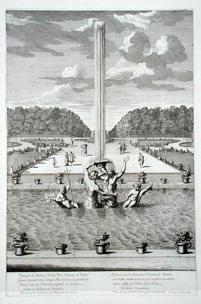 Springvand med Triton og Sirener, Versailles af Jean Lepautre