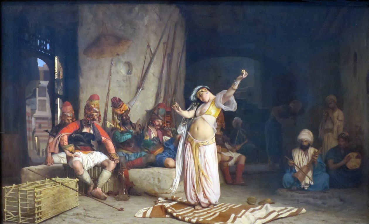 Almehs dans af Jean Leon Gerome