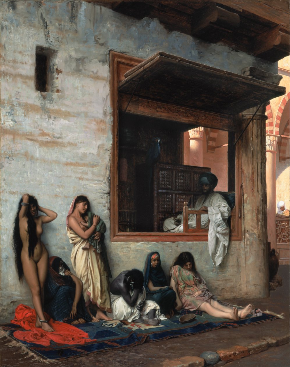 Slavemarkedet af Jean Leon Gerome