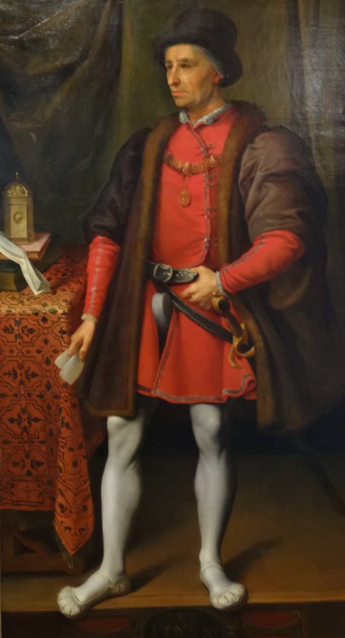 Ludvig XI, konge af Frankrig (1423-1483) af Jean Leonard Lugardon