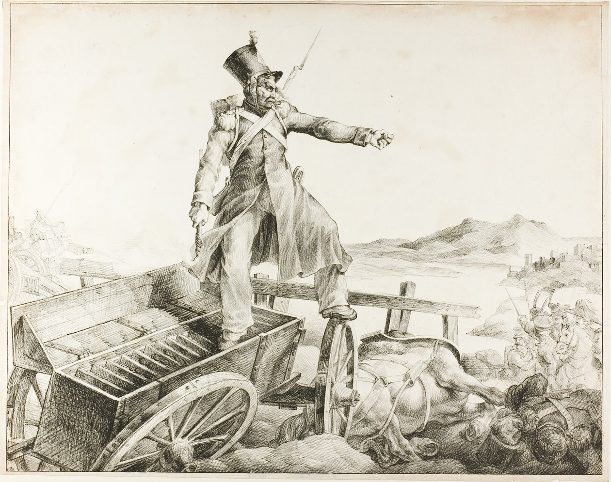Artilleriets kasse af Jean Louis André Théodore Géricault
