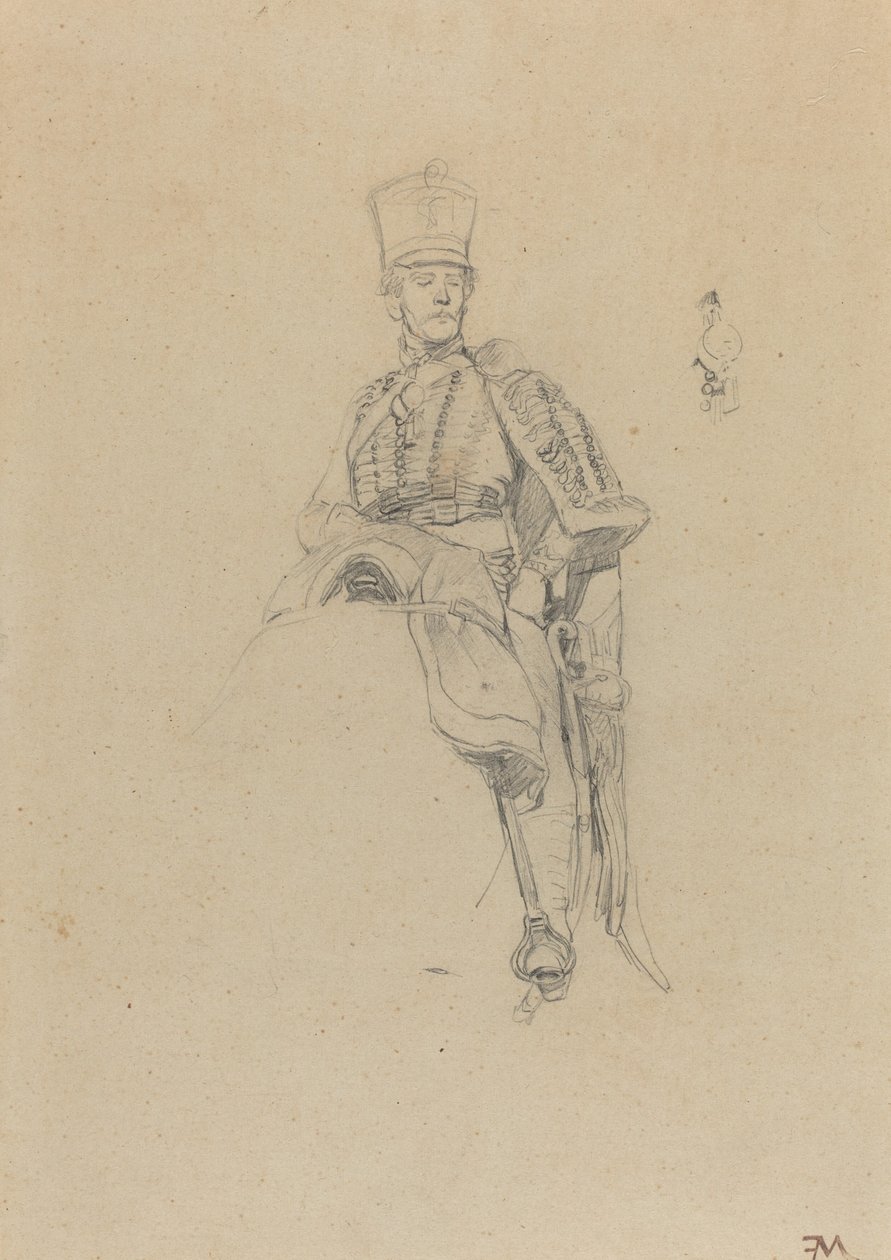 En fransk husar af Jean Louis Ernest Meissonier