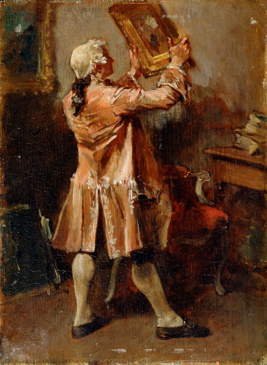 En malerielsker, 1800-tallet af Jean Louis Ernest Meissonier