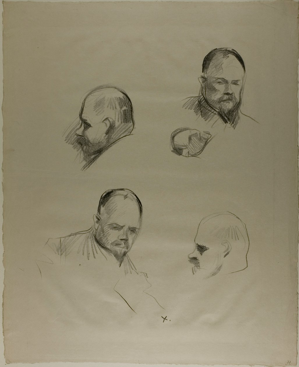 Ambroise Vollard, Fire skitser af Jean Louis Forain