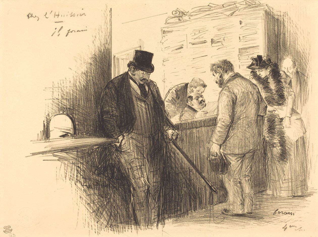 Hos Fogeden af Jean Louis Forain