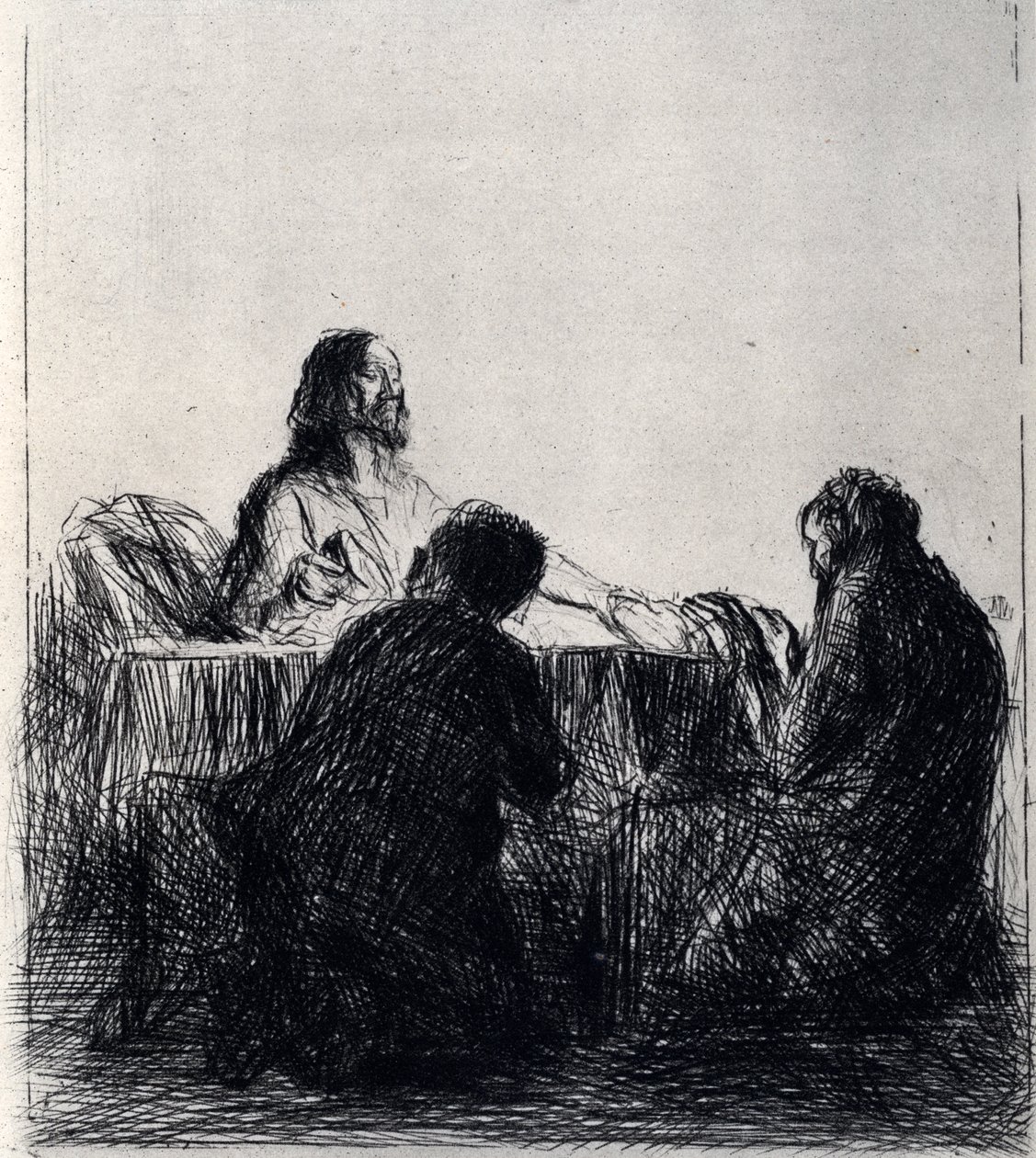 Breaking of the Bread, 1925. af Jean Louis Forain