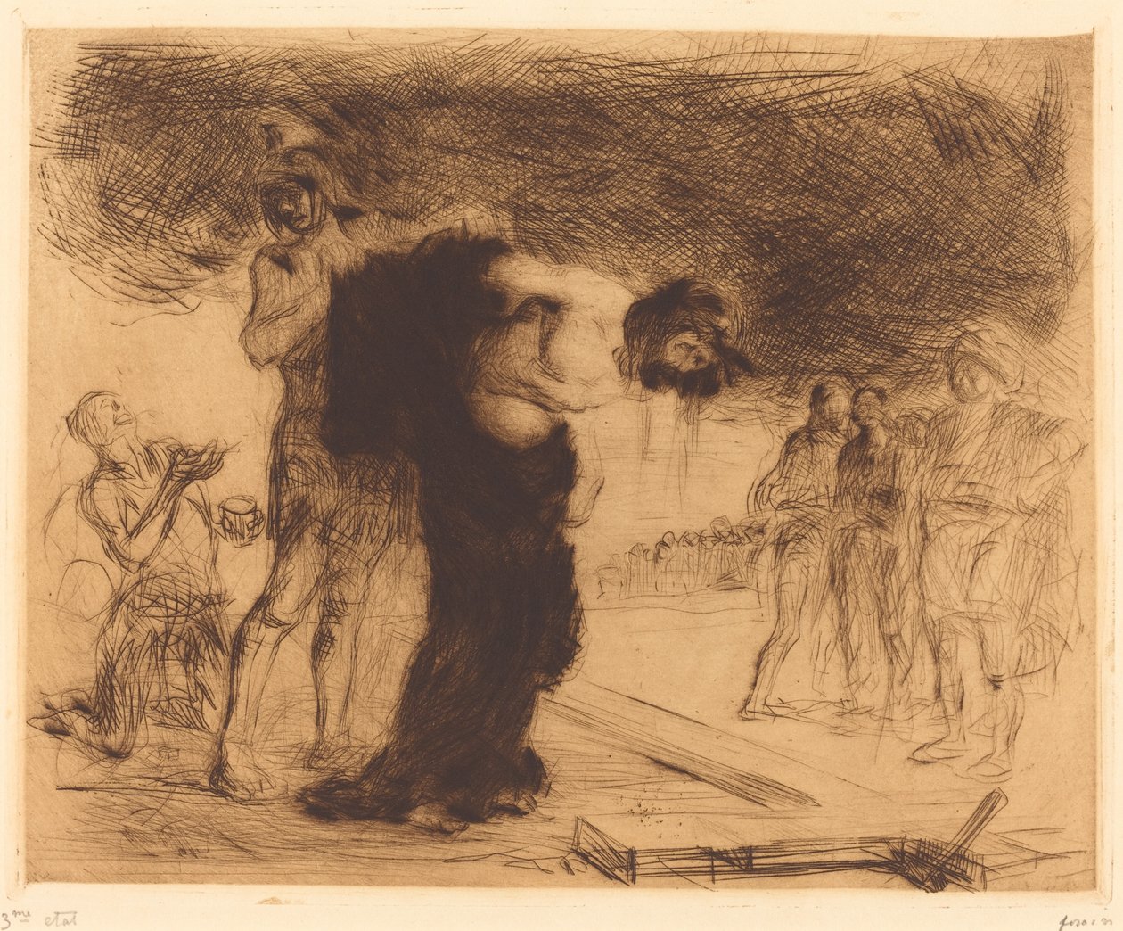 Kristus frataget sit tøj af Jean Louis Forain