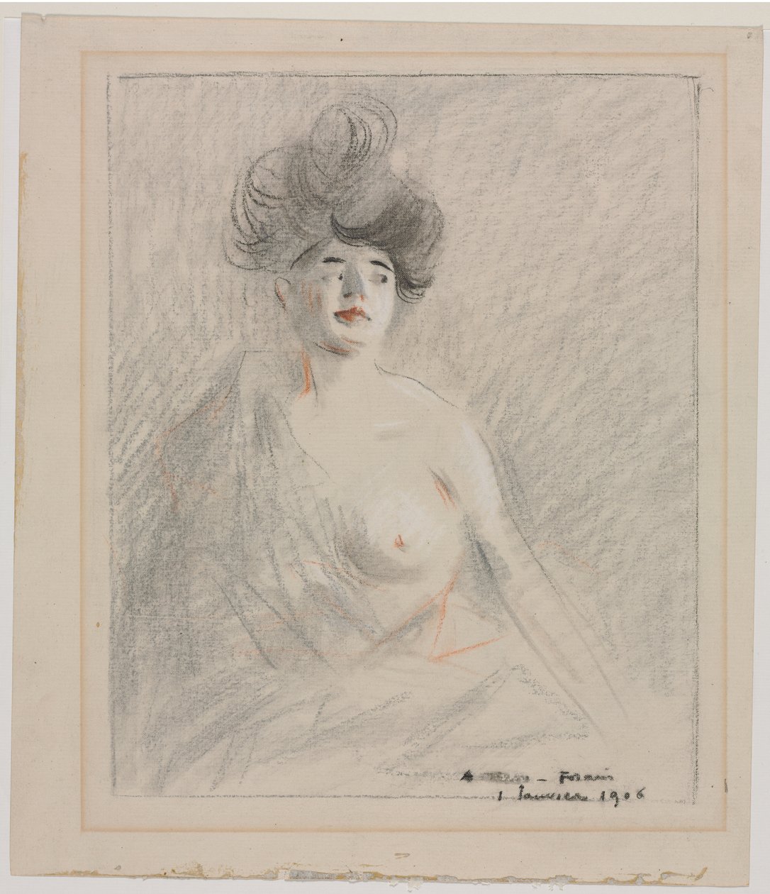 Courtesane (rekto) af Jean Louis Forain