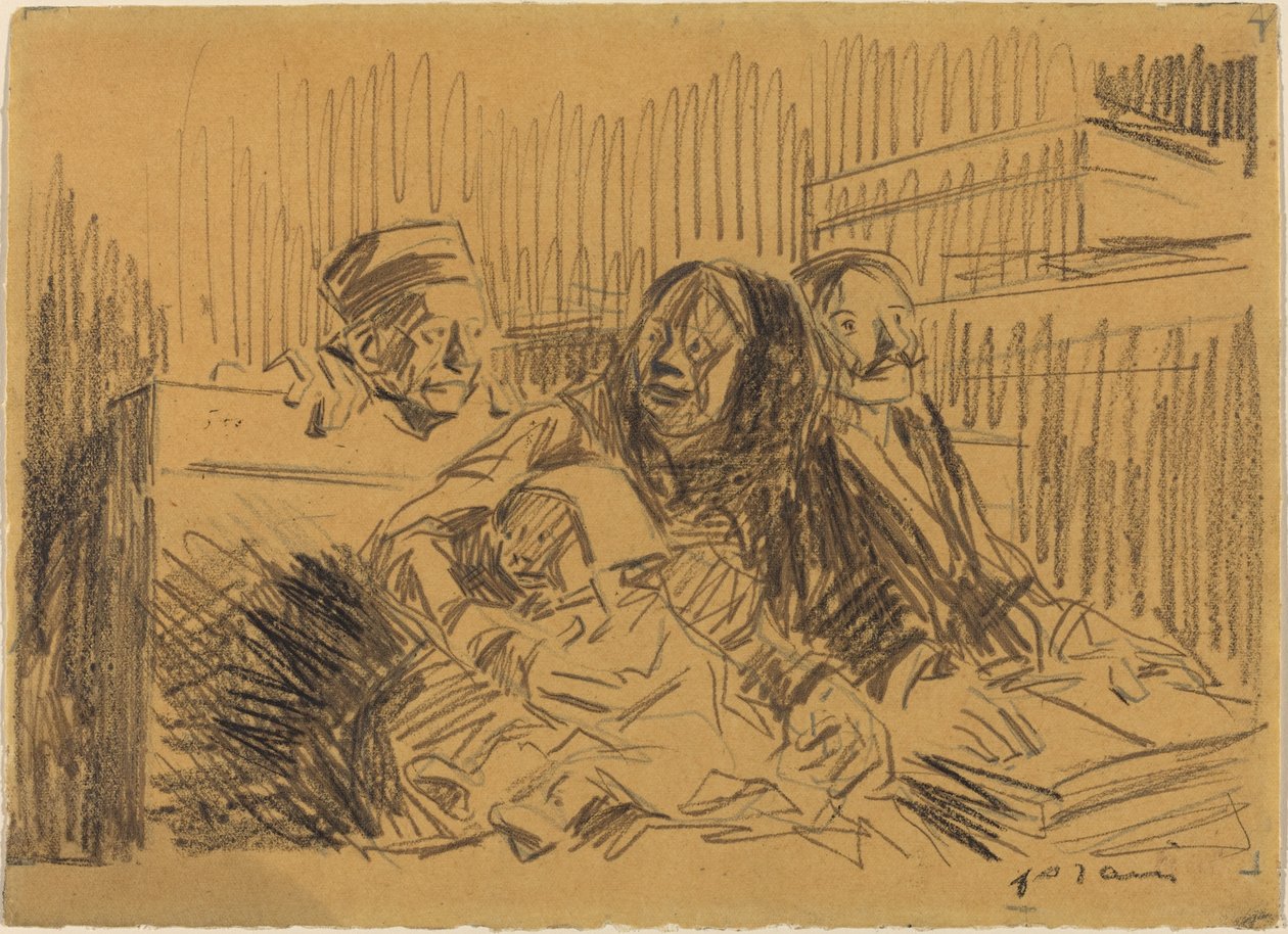 Forsvarer og anklagede af Jean Louis Forain