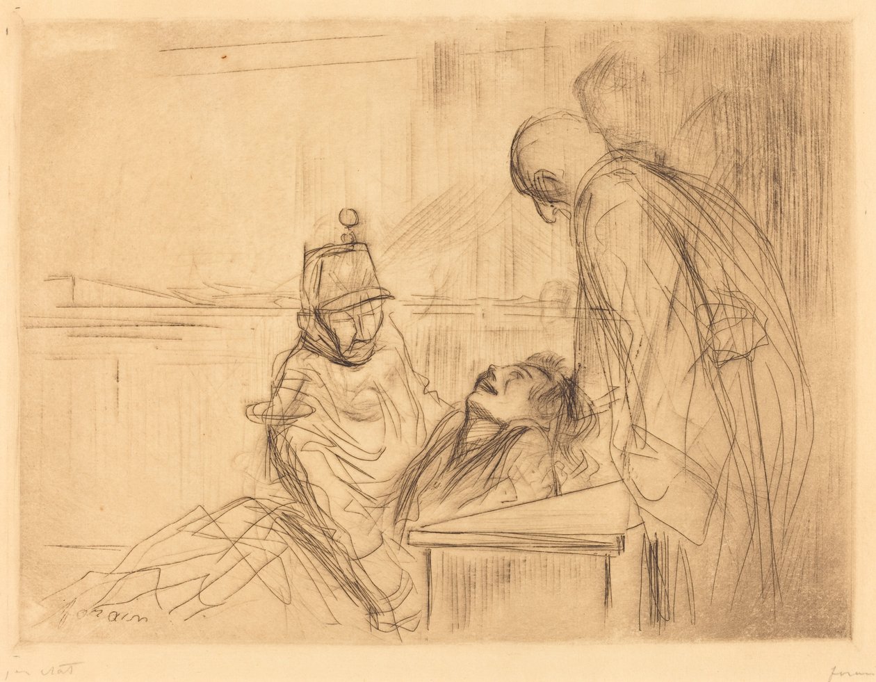 Besvimelse ved høringen af Jean Louis Forain