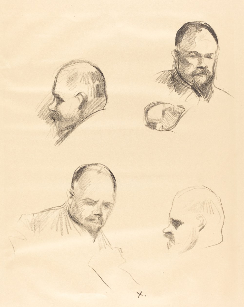 Fire skitser af Ambroise Vollard af Jean Louis Forain