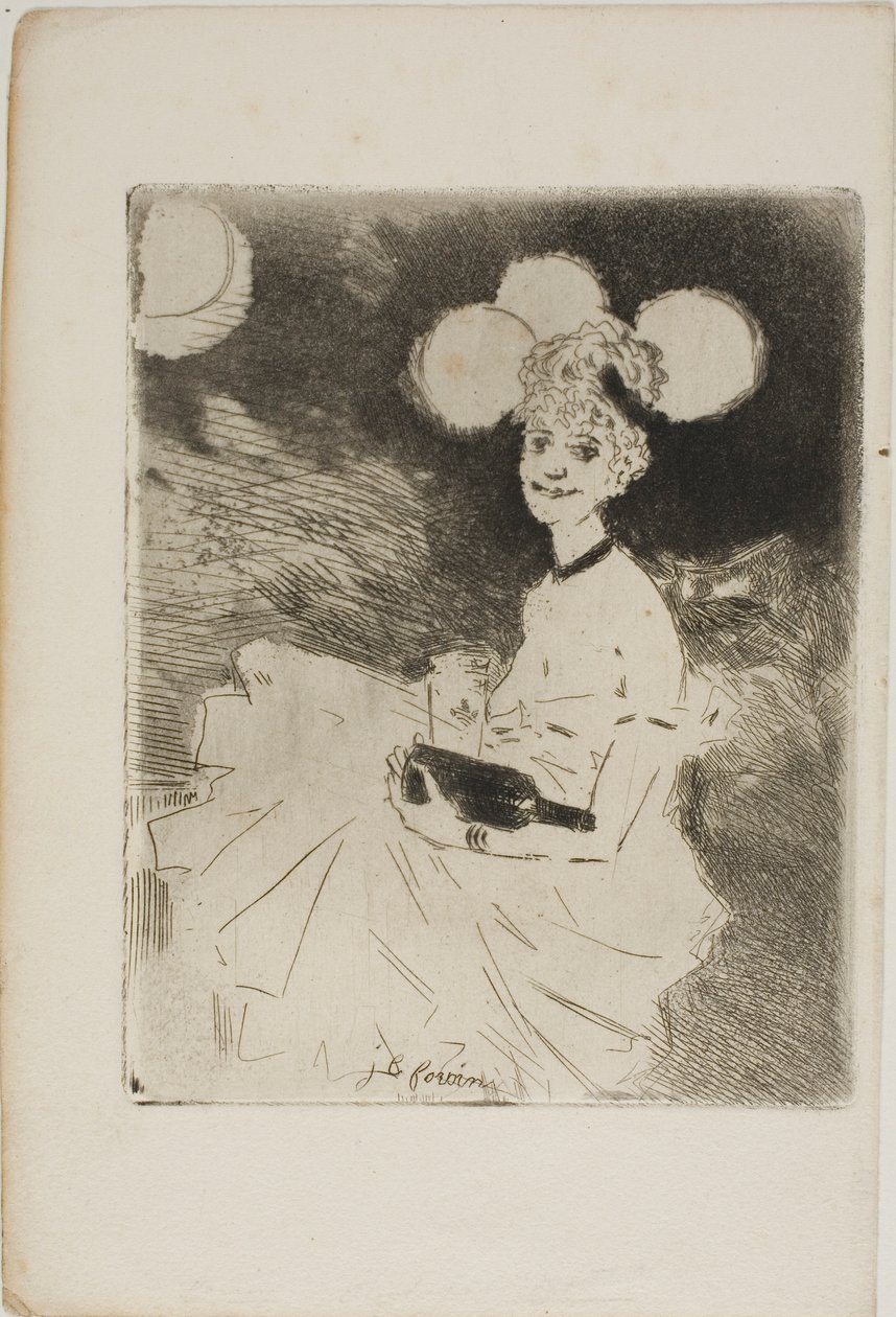 Frontispice til Marthe af Jean Louis Forain