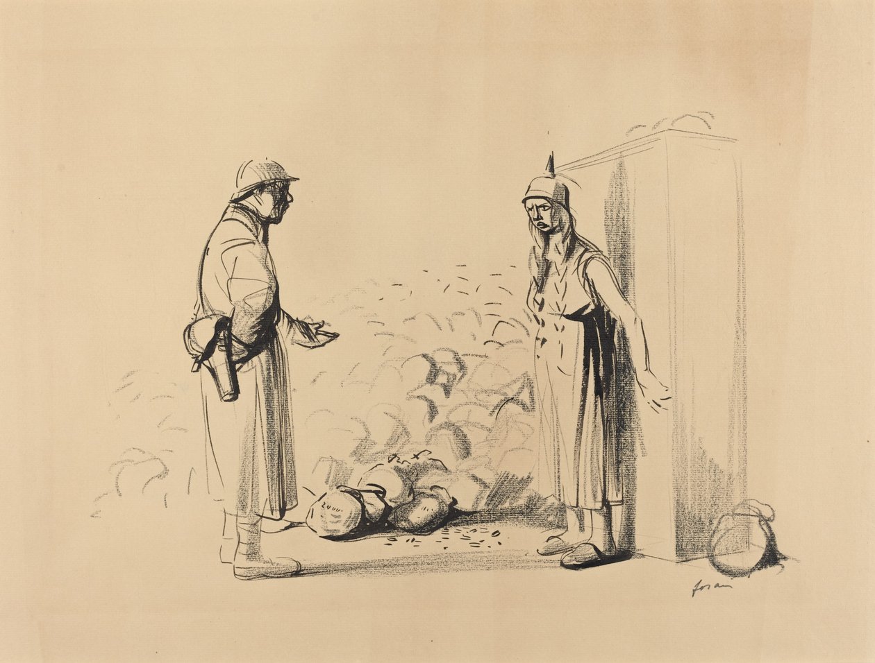 Skjuler "louis" af Jean Louis Forain