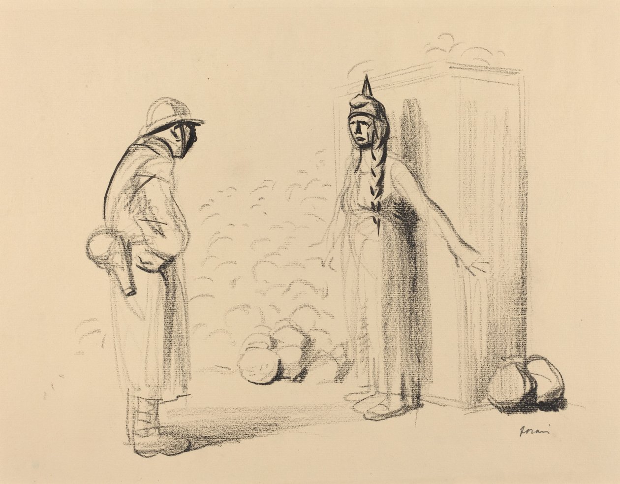 Skjuler "louis" af Jean Louis Forain