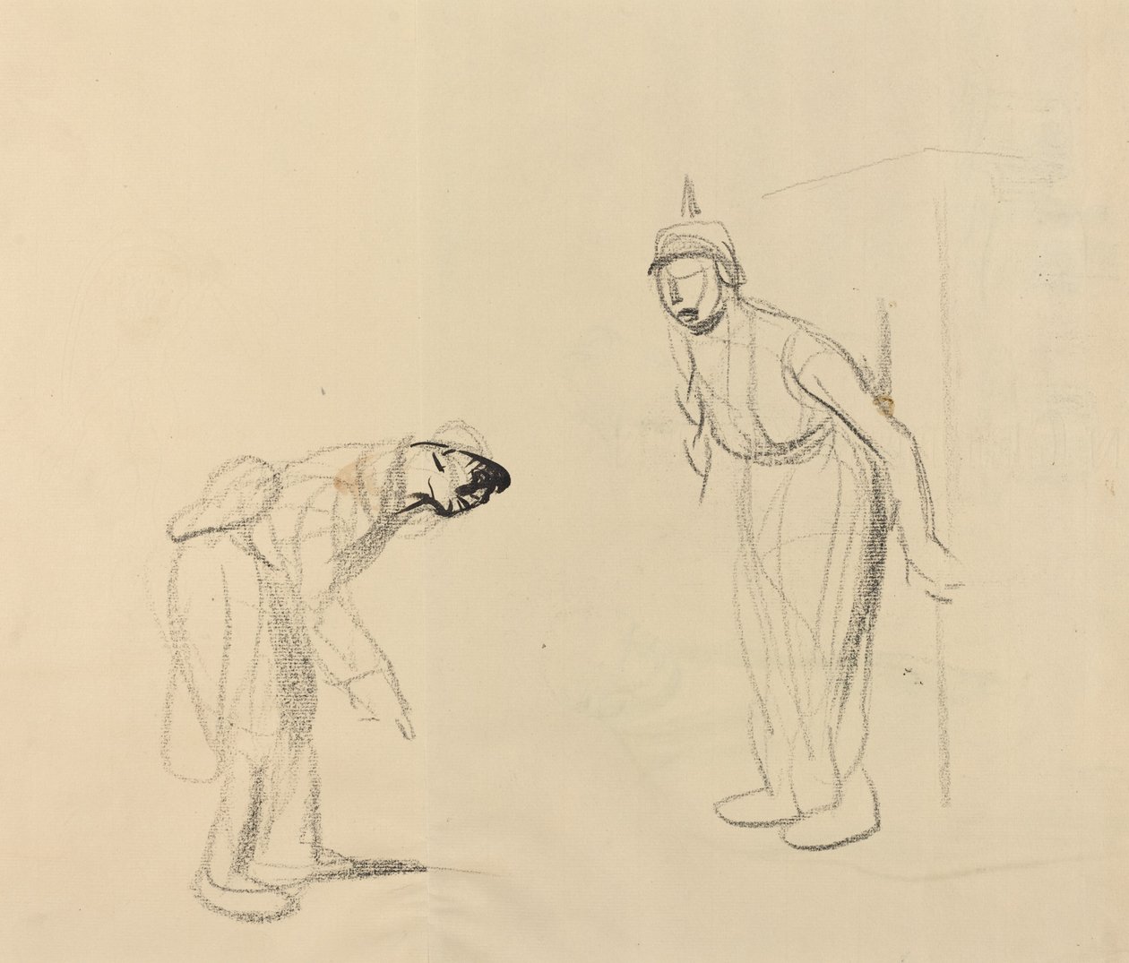 Skjuler "louis" [verso] af Jean Louis Forain