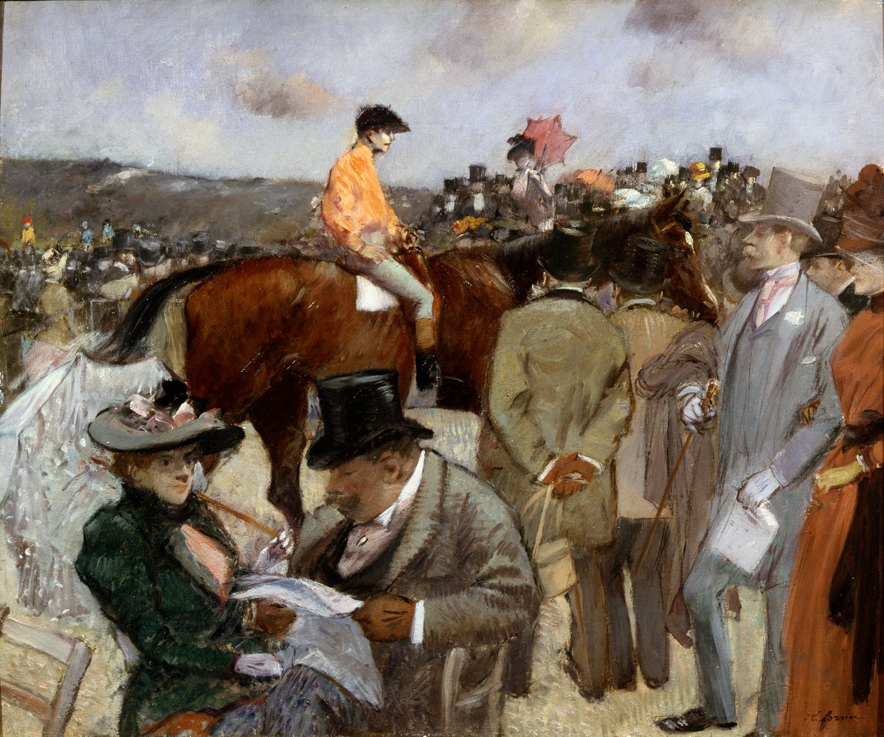 Hestevæddeløb, 1888. af Jean Louis Forain
