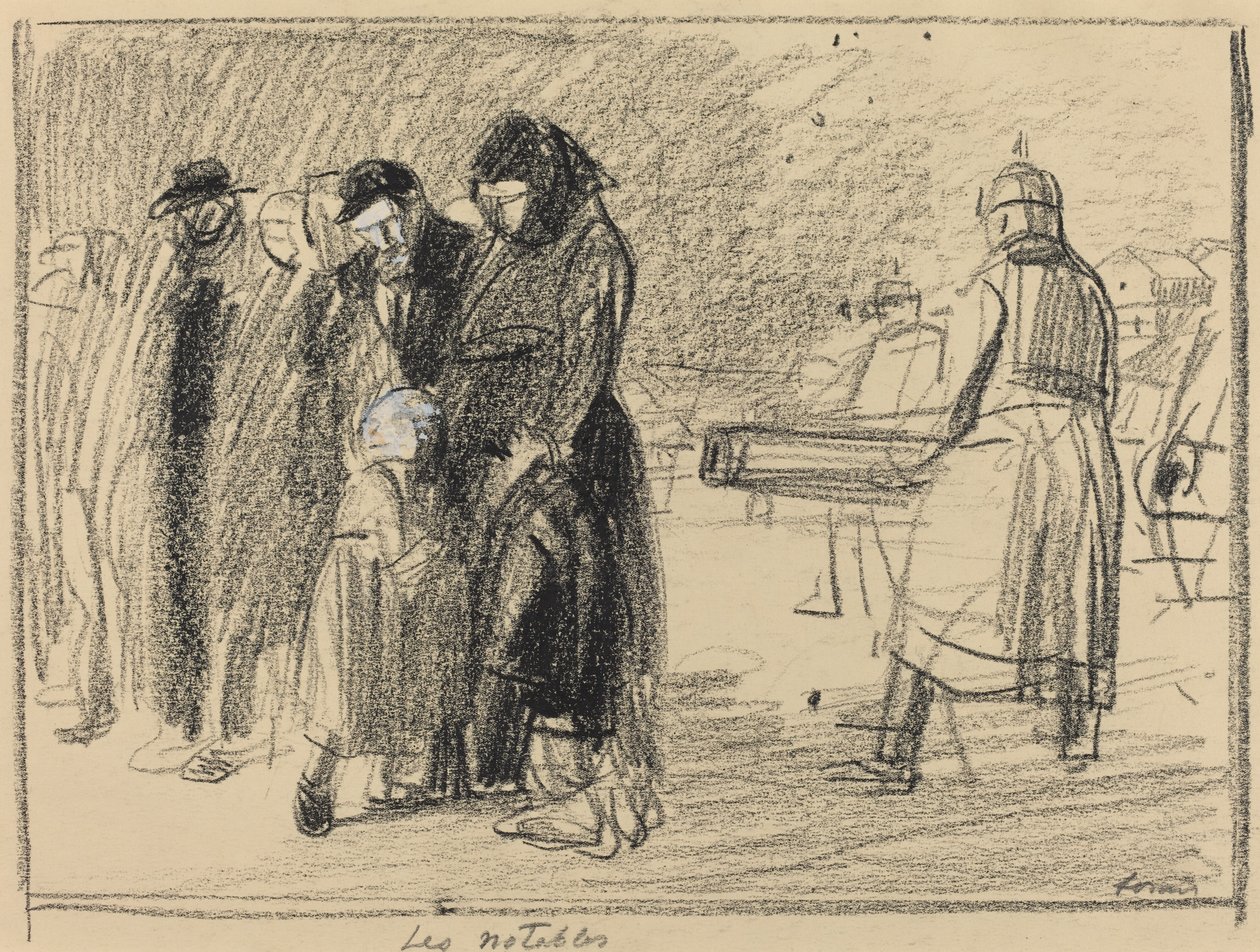 Notabler, ca. 19141919. af Jean Louis Forain
