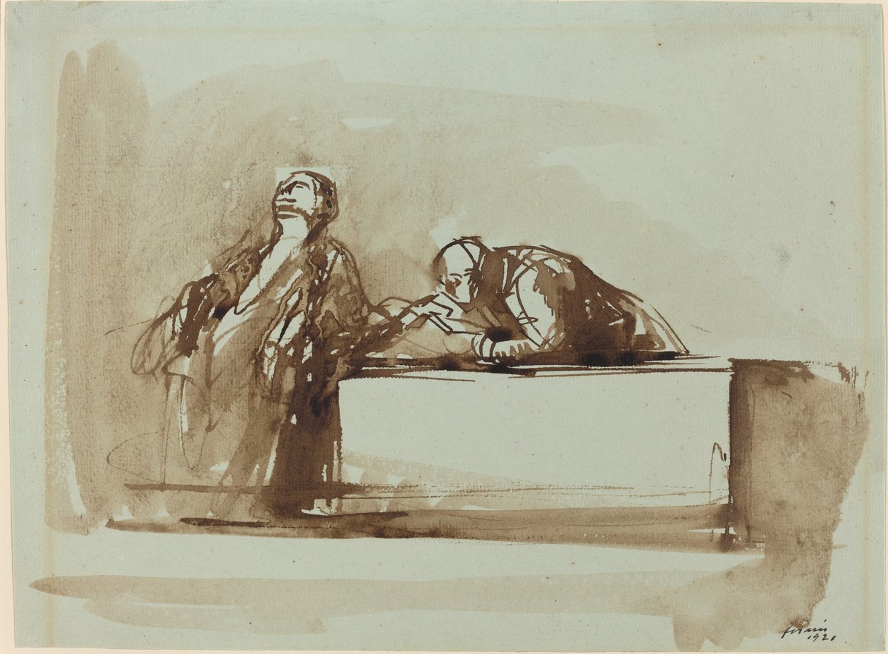 Retfærdighedens mænd, 1921. af Jean Louis Forain