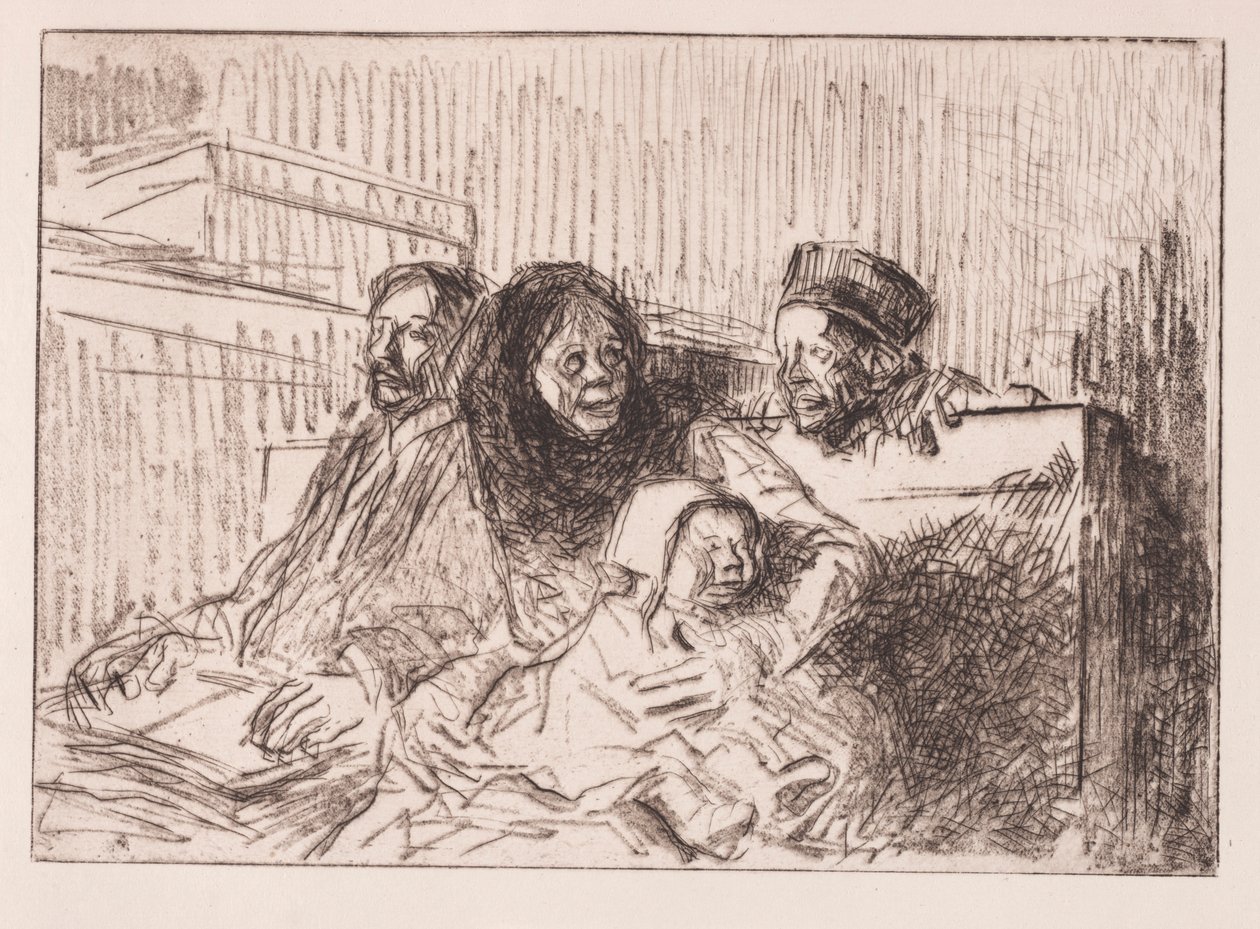 Vidner i retten, 1908. af Jean Louis Forain
