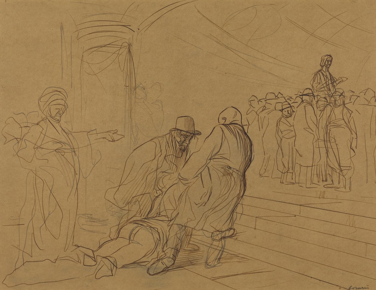 Den ægteskabelige kvinde, ca. 1910. af Jean Louis Forain